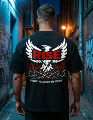 NEKBO "RISE" Oversized Streetwear Tee